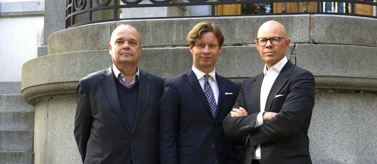 Sven Otto Littorin, Andreas Lindström och Johan Svärd.