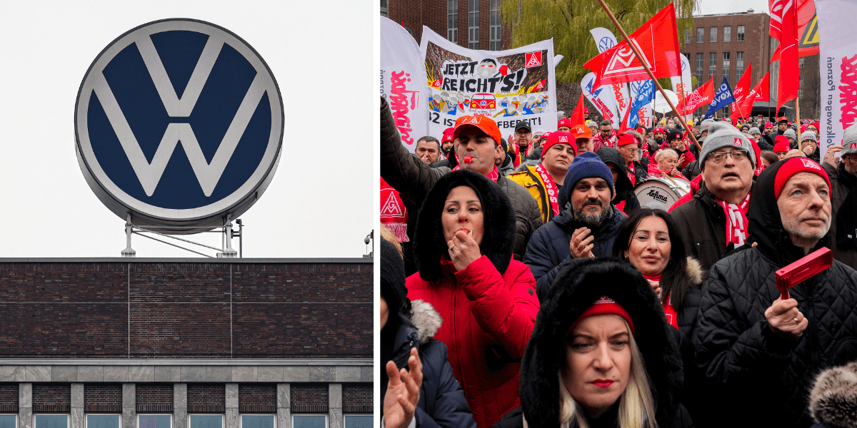 Tysklands ekonomi i fritt fall – Volkswagen speglar krisen