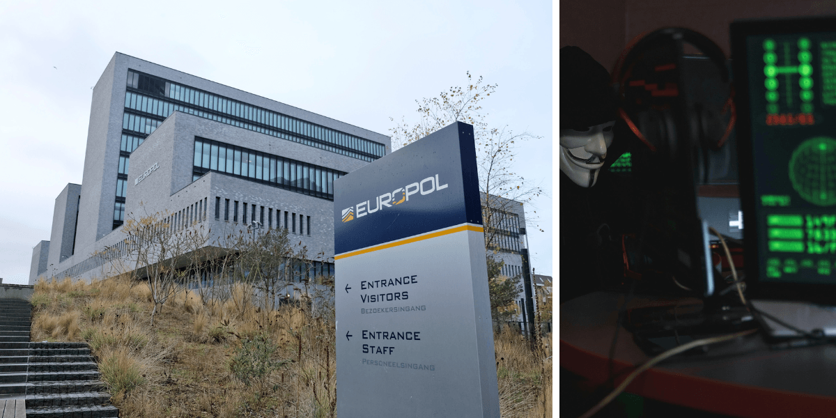 Polisens internationella insats slog ut tre globala hackergrupper på bara några timmar. (Foto: Mike Corder/AP/TT och Canva)