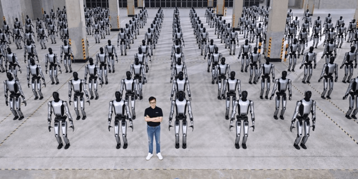 En armé av robotar ska bevaka gränsen mellan Kina och Vietnam. (Foto: UBTech)