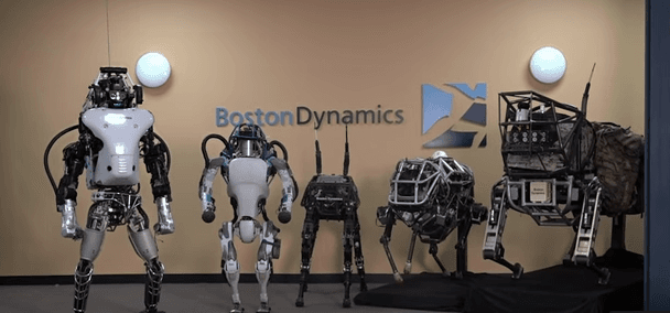 Boston Dynamics robotar. Foto: Skärmdump från Youtube/Boston Dynamics