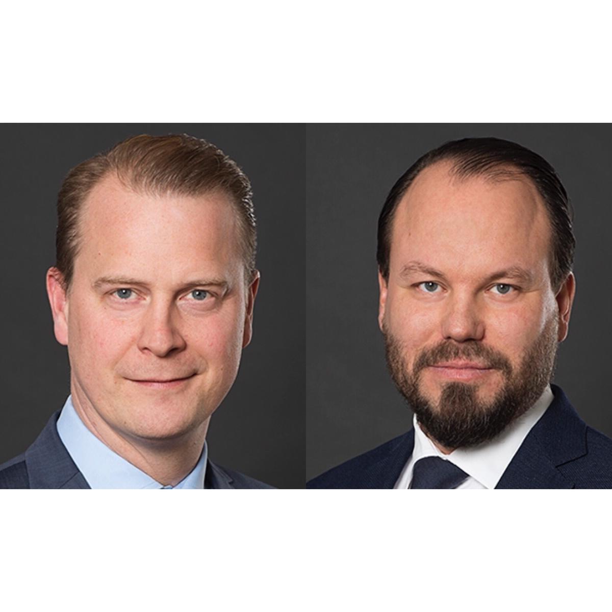 Magnus Rydman och Johannes Ericson är verksamma som tvistlösningsadvokater och delägare i Hamilton. 