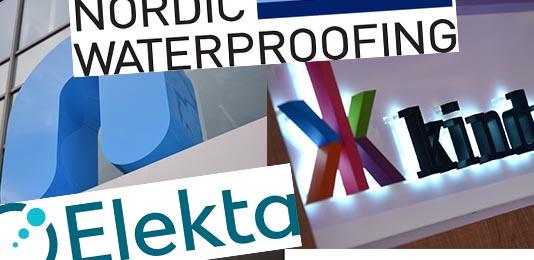 Några bolag som pekas ut som utköpskandidater: Nent, Kindred, Elekta och Nordic Waterproofing.