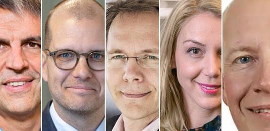 Många kommenterar Jens Henriksson som ny Swedbank-vd: Martin Guri, Joakim Bornold, Joacim Olsson, Frida Bratt, Lars Söderfjell.