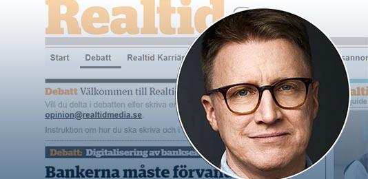 Du kan också delta på Realtids debattsida. Hör av dig, uppmanar Realtids chefredaktör Johan Såthe.