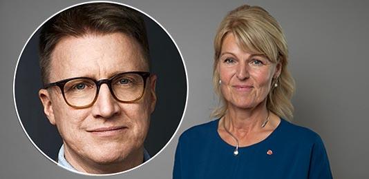 Anna Hallberg ...  tycker Realtids chefredaktör Johan Såthe.