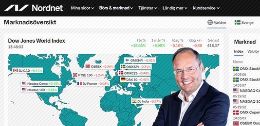 "För att öka tillförlitligheten har vi balanserat om resurser från att bygga på nästa generations infrastruktur till att optimera nuvarande plattform och säkra mer kapacitet i befintliga system", säger Nordnets vd Lars-Åke Norling. Foto:Nordnet/Montage 