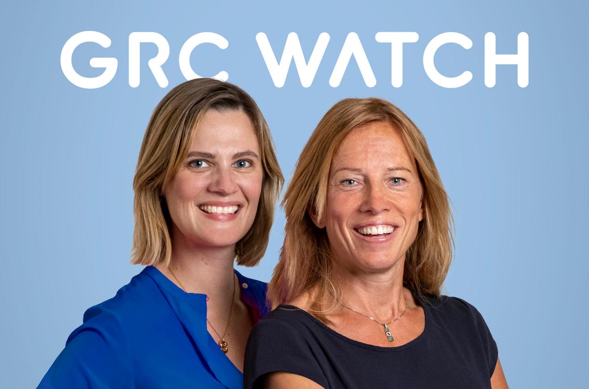 GRC Watchs grundare Susanna von Langsdorff till vänster och Linda Hellström till höger.