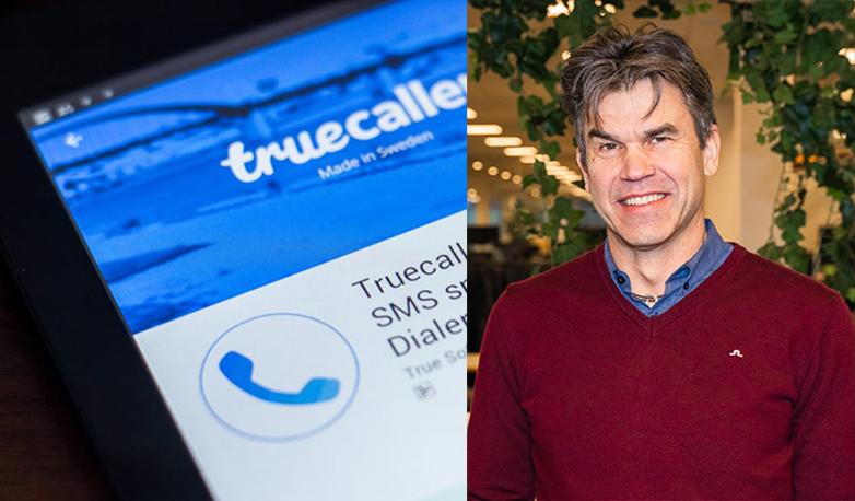 Odd Bolin, ny CFO på Truecaller. Foto (montage): Truecaller