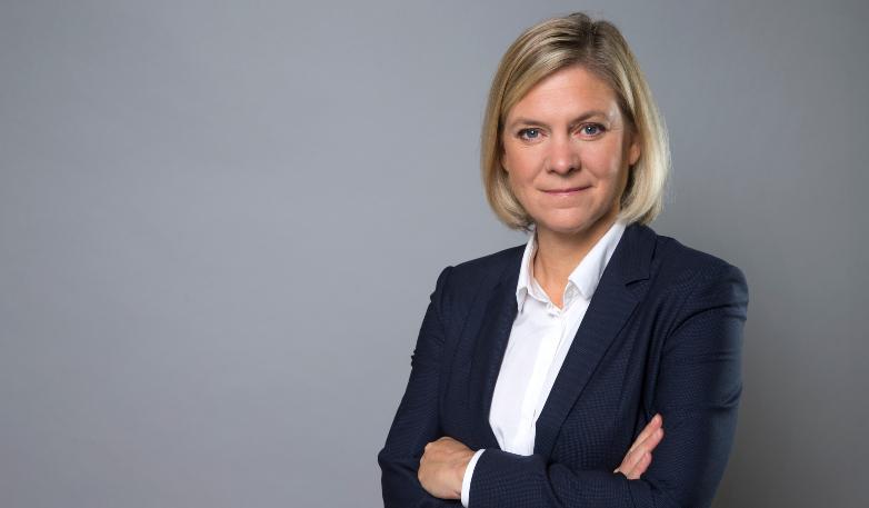 Sveriges finans­minister Magdalena Andersson