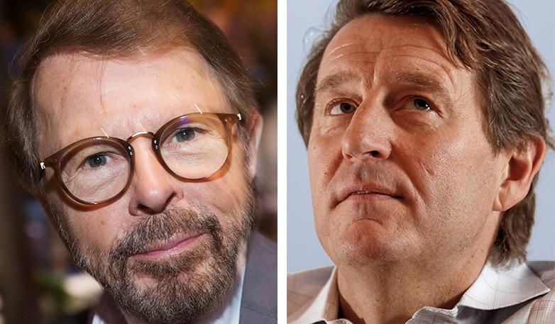 Björn Ulvaeus och Conni Jonsson. Foto: TT