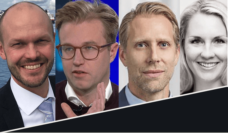 Henrik Carlman, Niklas Larsson, Erik Andersson och Catrin Jansson, tidigare stjärnor på Robur som har valt att gå vidare.