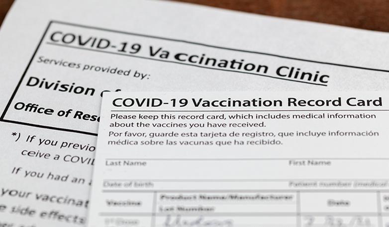 Vanguard, covid-19, vaccination card