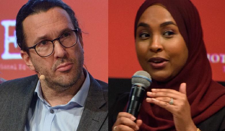 Affärsjournalisten Per Agerman och Hayaat Ibrahim, generalsekreterare för Institutet Mot Mutor i en diskussion om korruption i Sverige på Klara K-dagen 2021