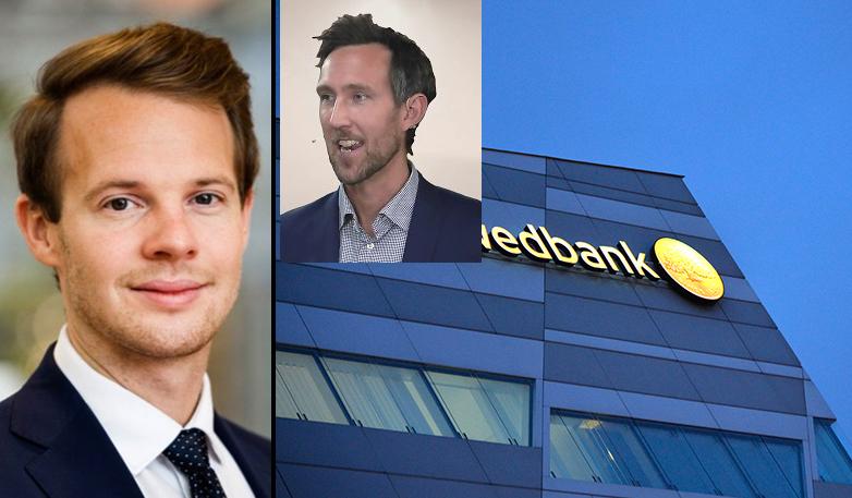 Fredrik Stenkil och Christian Blink (lilla bilden) förvaltare av Swedbank Robur Ny Teknik. 