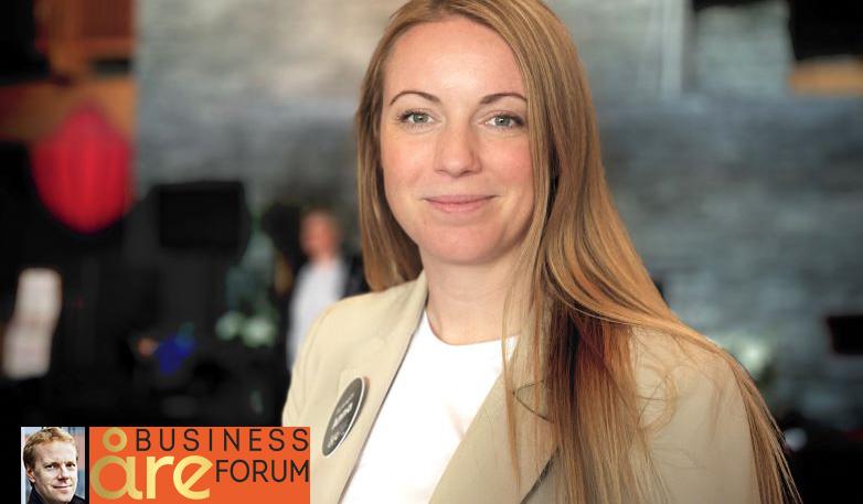 Anna Magnusson, projektansvarig för Åre Business Forum,