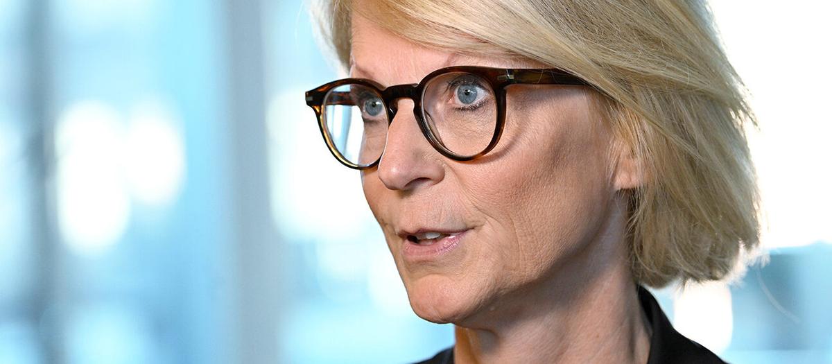 Finansminister Elisabeth Svantesson