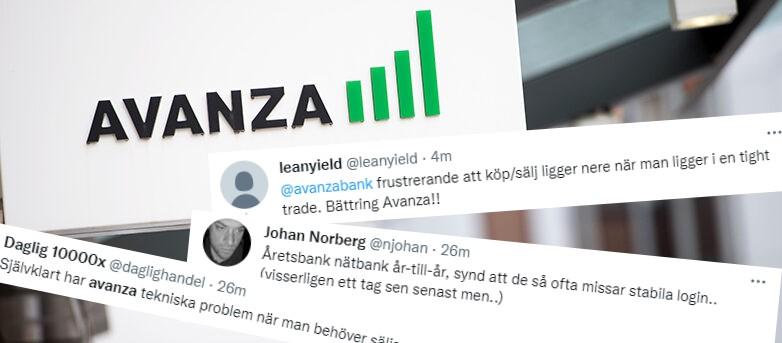 När Avanza är nere så rasar finanstwitter