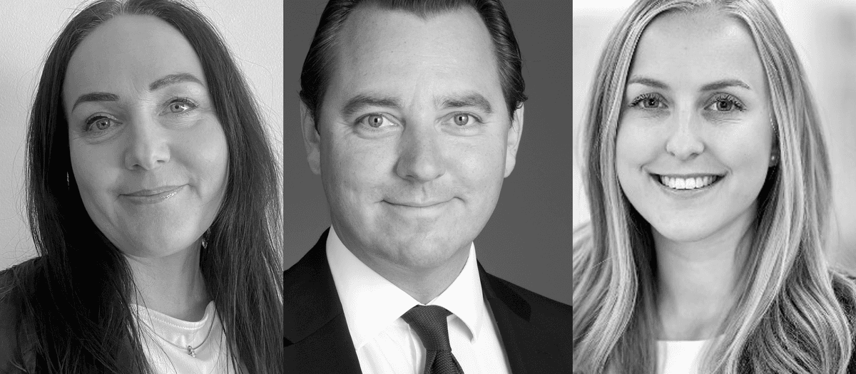 Storebrands fastighetsteam stärks med Linn Idsø Brenne, Henrik Bastman och Louise Regnell.