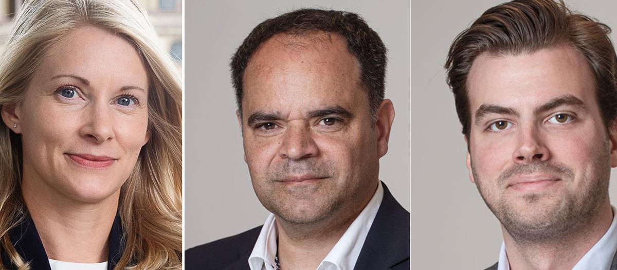 Maria Eklöf, Nordic Director & Partner, Paulo Silva, Partner och Johann Arnljots, ESG-specialist på New Republic.