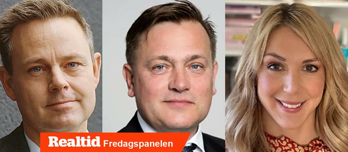 Från vänster; Robert Boije; SBAB, Mattias Persson; Swedbank och Frida Bratt; Nordnet.