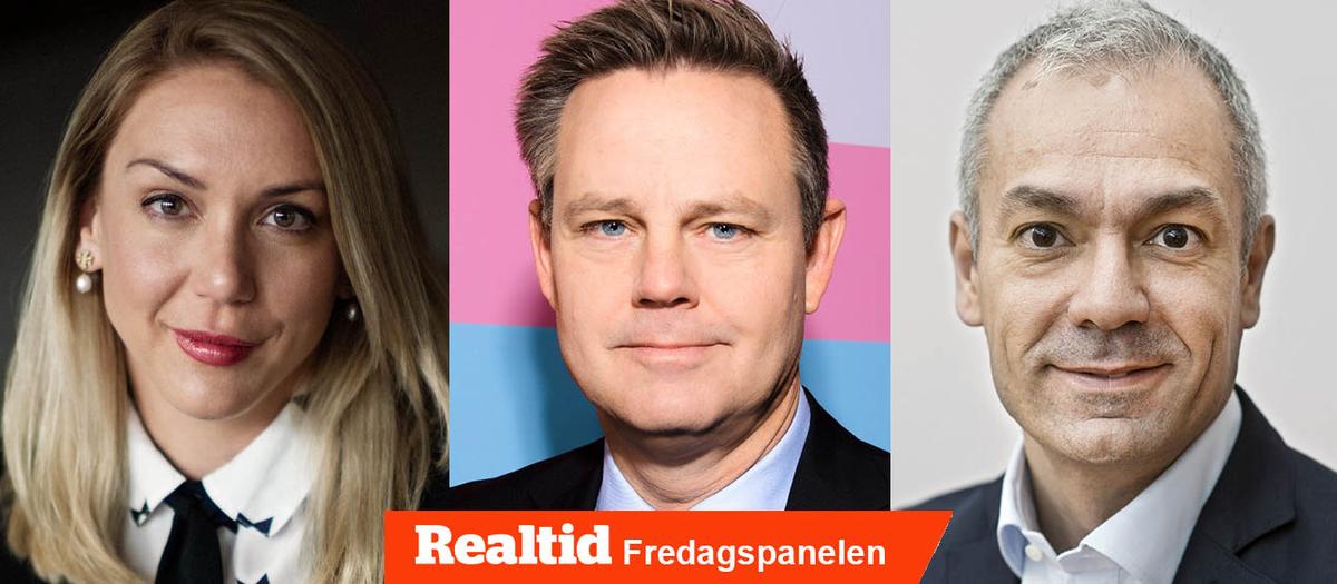 Veckans fredagspanel består av: Frida Bratt, sparekonom på Nordnet, Robert Boije, chefsekonom på SBAB och Arturo Arques, Swedbanks och Sparbankernas privatekonom.