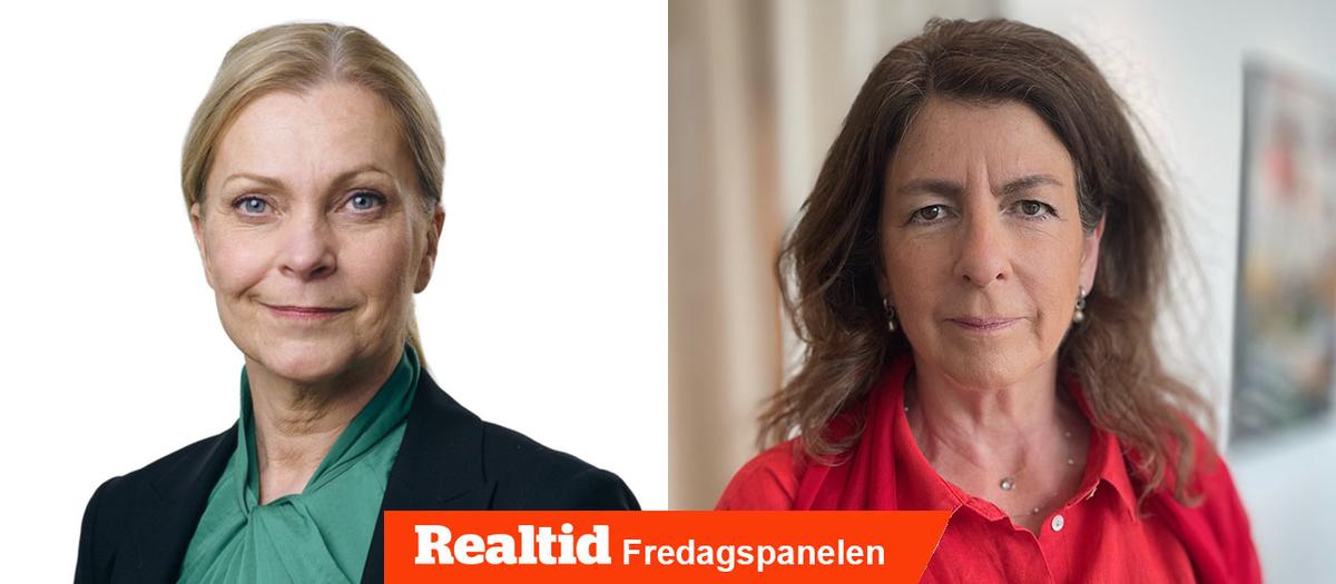 Lena Nitz, expert på brottslighet hos Svensk Näringsliv och Bettina Kashefi, kanslichef hos Kommissionen för Skattenytta