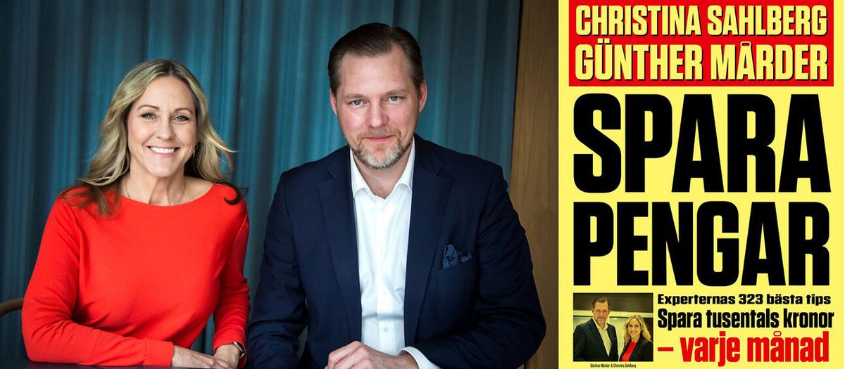 Günther Mårder delar med sig av i boken ”Spara pengar”, som han har skrivit tillsammans med Christina Sahlberg, sparekonom på Compricer.