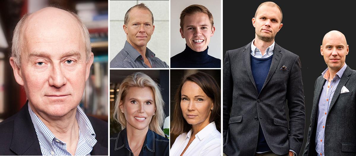 Per H Börjesson, Mikael Syding, Henrik Johansson, John Skogman, Johan Isaksson, Erika Eliasson Ekberger och Ann Grevelius.