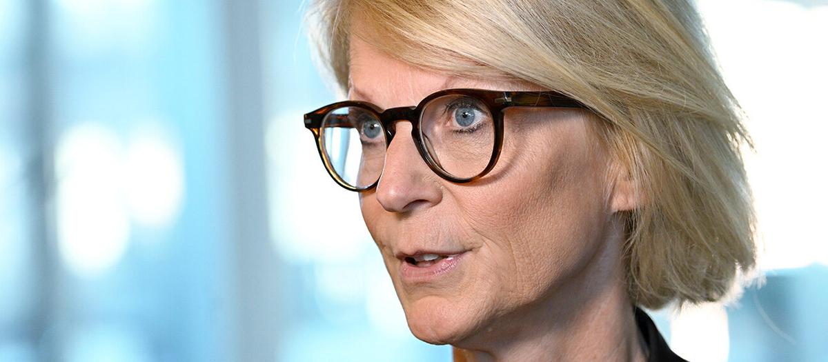 Elisabeth Svantesson, finansminister. Foto: TT