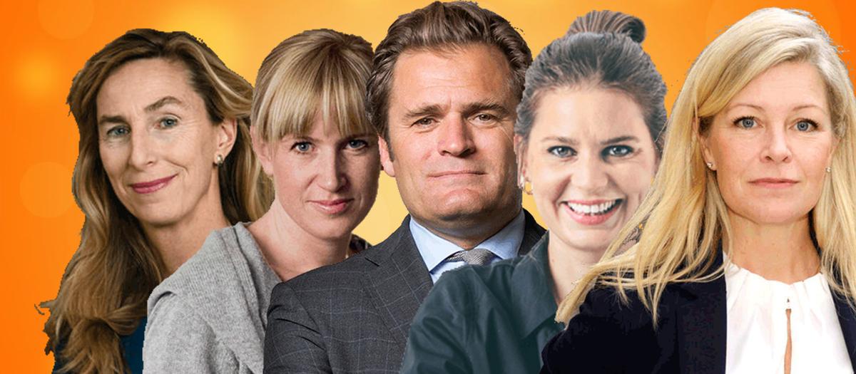 Gunnela H. Hahn (Nordea), Jenny Carenco (Utfallsfonden), Adam Kostyal (Nasdaq), Evelina Anttila (Wellstreet) och Johanna Fager Wettergren ( Finansinspektionen).