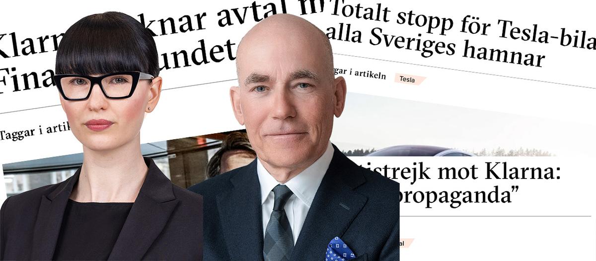 Amanda Thieme och Sten Bauer, arbetsrättsexperter på advokatbyrån Baker McKenzie.