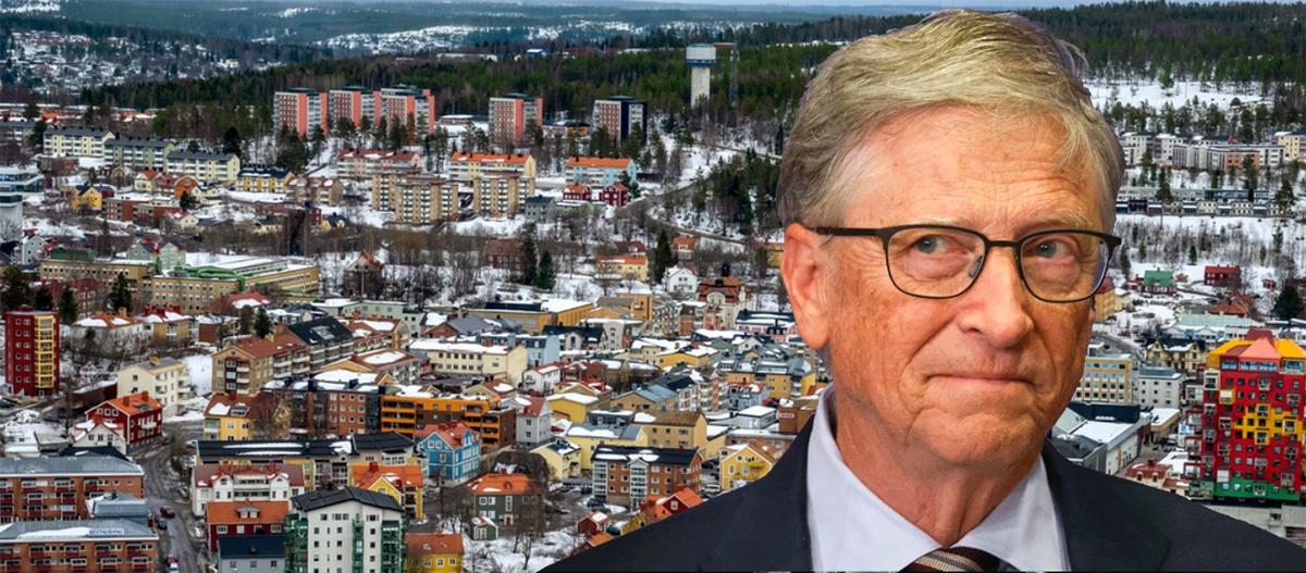 Den amerikanske miljardären Bill Gates kommer att göra en miljardinvestering i Örnsköldsviks Flagship One. Foto (montage): TT