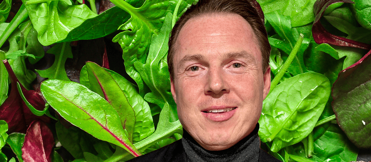 Robert Carlsson, grundare och vd för Green City Farming. Foto (porträttbild): Anders Frick