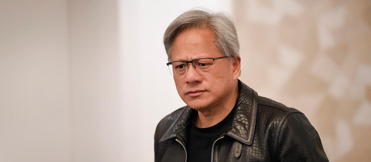 En bild på Nvidia vd och medgrundare, Jensen Huang.