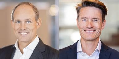 Martin Persson och Petteri Änkilä på Nordea