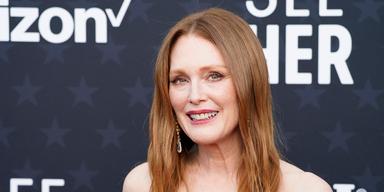 En bild på den brittiska skådespelerskan Julianne Moore under ett evenemang.