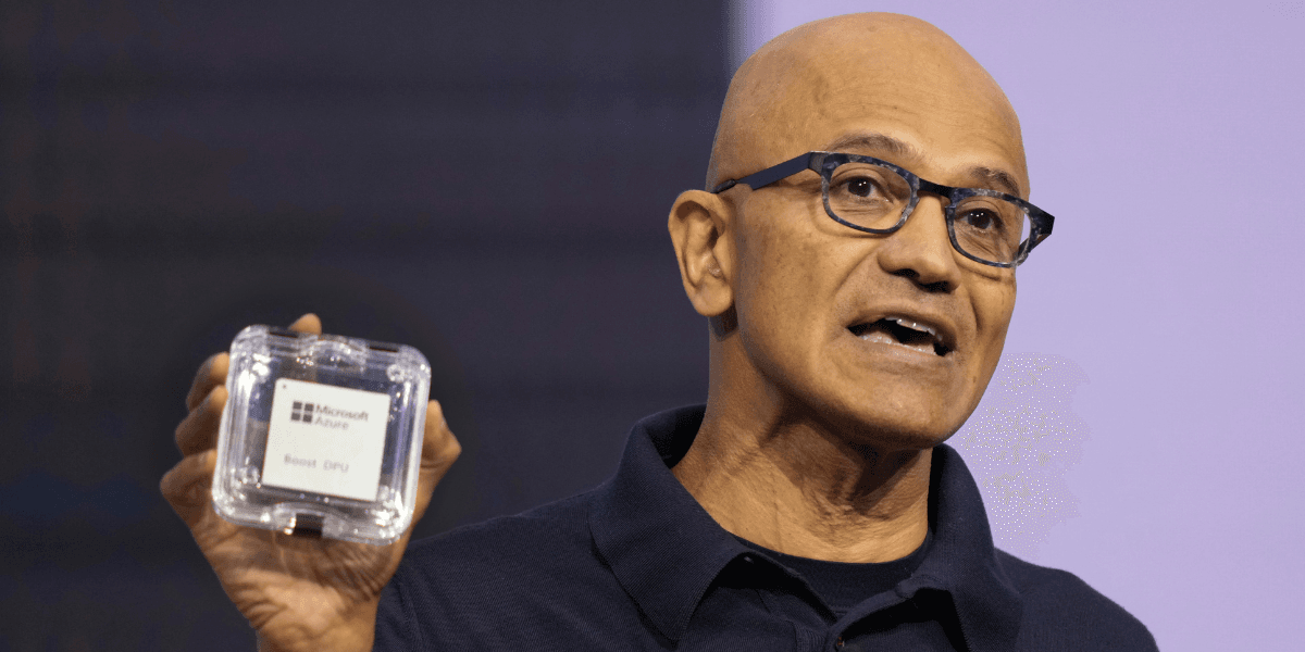 Microsofts vd Satya Nadella har vänt på den enorma skutan och gjort MIcrosoft till en viktig spelare. (Foto: Charles Rex Arbogast/TT)