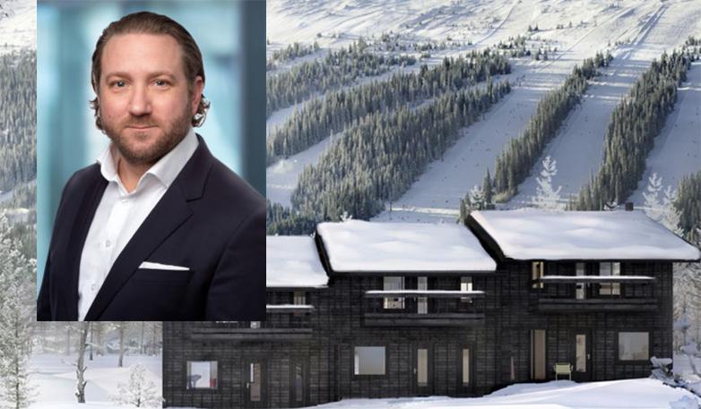 Det här är bostadsrätterna som skulle byggas 2017 i Sälen, men hittills är inga hus uppförda och obligationspengarna är sedan länge slut. Bild från Aspect Properties prospekt.