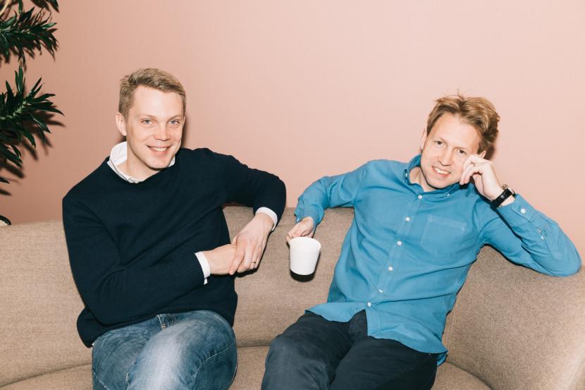 Fredrik Hedberg och Daniel Kjellén på Tink.