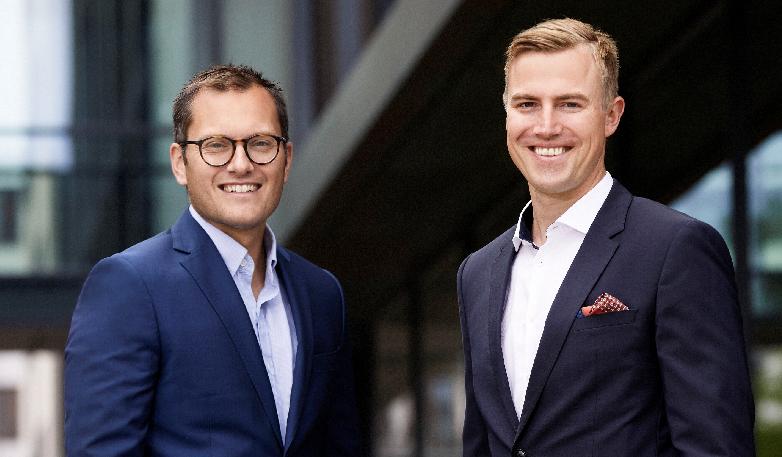 Fredrik Källgren, VD för Kameo i Sverige och Sebastian Harung, CEO på Kameo