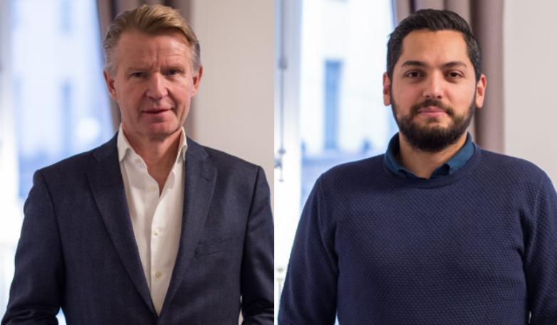 Carl-Viggo Östlund och Hamed Ordibehesht Ponture