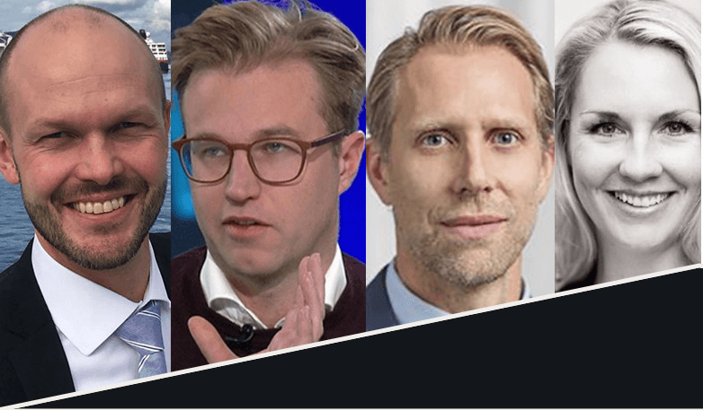 Henrik Carlman, Niklas Larsson, Erik Andersson och Catrin Jansson, tidigare stjärnor på Robur som har valt att gå vidare.