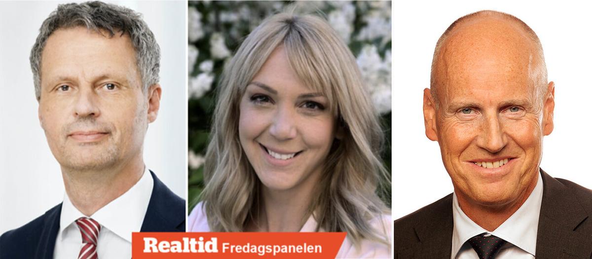 Veckans panel: Bertil Nilsson (Carlsquare), Frida Bratt (Nordnet) och Arne Lundberg (Coeli).