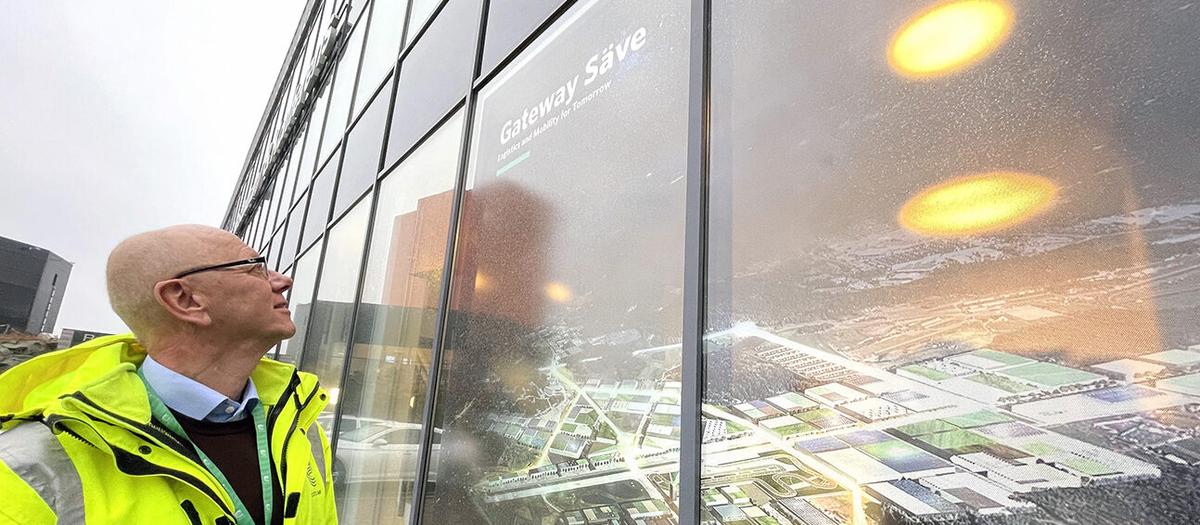 Anders Fredriksson, flygplatschef. Foto: Anders Frick