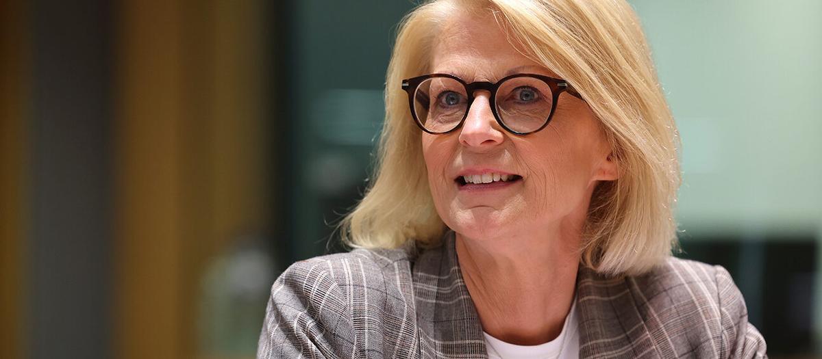 "Vi vill lägga grunden för en högre tillväxt i Sverige samtidigt som vi säkerställer goda villkor för företagande i Sverige," säger Elisabeth Svantesson, finansminister. Foto: TT