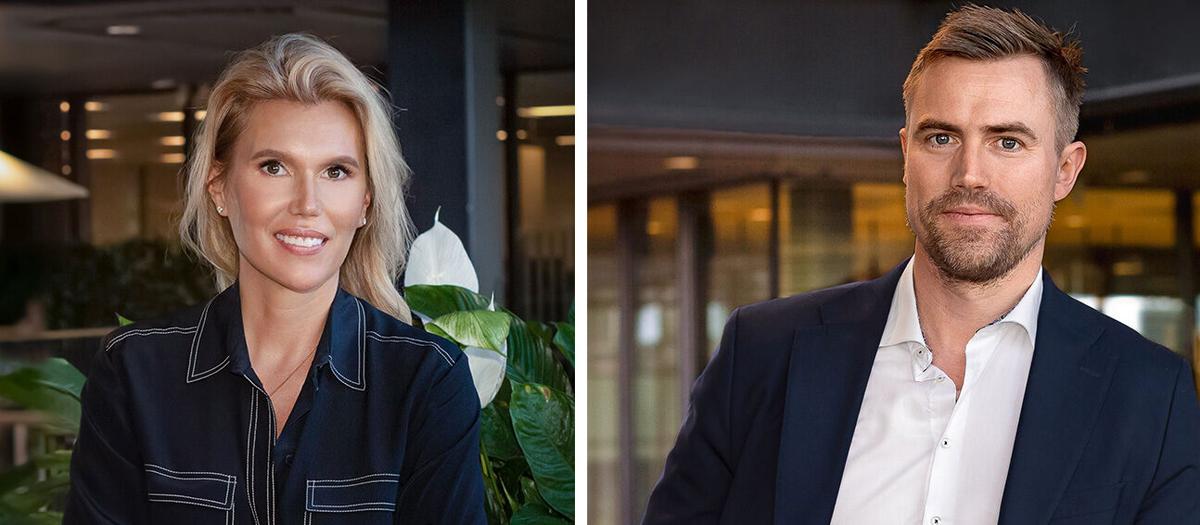 Erika Eliasson Ekberger och Sebastian Martens Harung.