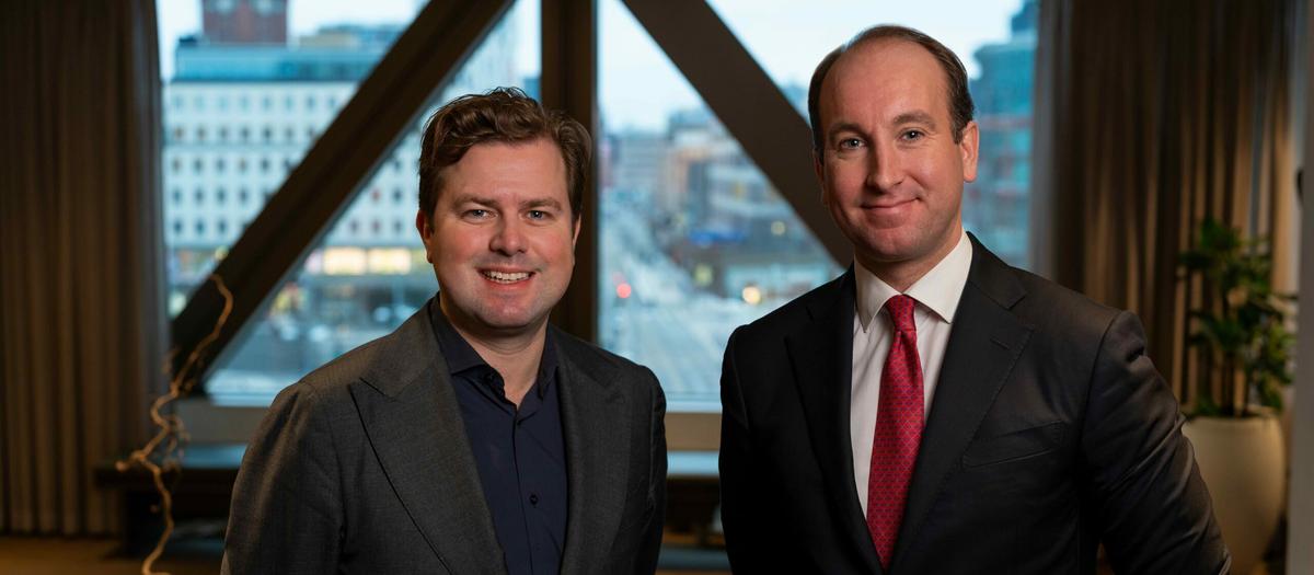 Per Kronwall och Gabriel Liska.