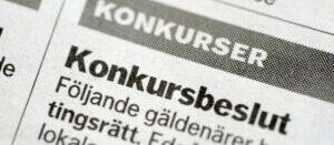 Antalet konkurser fortsätter att stiga