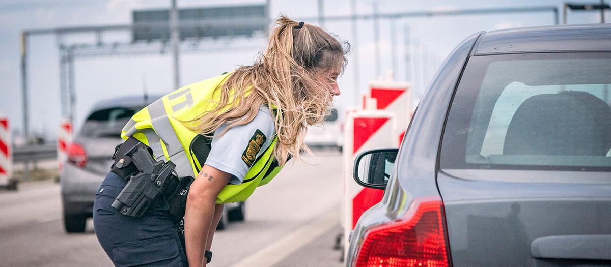 Ökade gränskontroller vid svensk-danska gränsen.